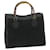 GUCCI Bamboo Hand Bag Suede Black Auth 65591  ref.1241278