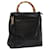 GUCCI Bamboo Shoulder Bag Leather 2way Black Auth yk10514  ref.1241287