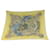 Hermès HERMES Carre Pleated L�fIle Deserte Scarf Silk Yellow Auth 65452  ref.1241312