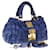 Miu Miu Materasse Shoulder Bag Leather 2way Blue Auth yb492  ref.1241319