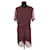 Isabel Marant Etoile Silk dress Dark red  ref.1241374