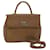 Autre Marque Burberrys Hand Bag Leather 2way Brown Auth bs11814  ref.1241390