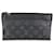 Louis Vuitton Monogram Eclipse Canvas Discovery Pochette PM Black Grey Cloth  ref.1241491