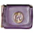 Gucci Metallic Purple Pebbled Leather Small 1973 Chain Shoulder Bag  ref.1241493
