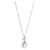 TIFFANY & CO. Paloma Picasso Pendentif perle feuille d’olivier en argent sterling  ref.1241563