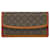 Louis Vuitton Pochette Dame Brown Cloth  ref.1241629
