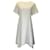 Brunello Cucinelli Vestido midi blanco de algodón de manga corta  ref.1242095