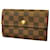 Louis Vuitton Portefeuille Brown Cloth  ref.1242174