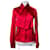 Chanel Camisa Roja Seda  ref.1242283