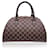 Louis Vuitton Damier Ebene Canvas Ribera MM Satchel Bag Handbag Brown Cloth  ref.1242326