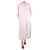 Autre Marque Vestido midi rosa de manga corta - talla UK 10  ref.1242472