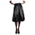 Miu Miu Black vinyl coated skirt - size UK 8 Cotton  ref.1242498