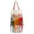 Loewe White x Paula's Ibiza Colorblock Fringe Tote Bag Leather Pony-style calfskin  ref.1242525