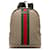 Gucci Brown GG Supreme Web Backpack Beige Cloth Cloth  ref.1242574