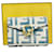 Zucca Fendi Micro Trifold Geldbörse Blau Leder  ref.1242593
