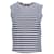 Tommy Hilfiger Womens Striped Jersey Top Blue Cotton  ref.1242608