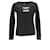 Tommy Hilfiger T-shirt à manches longues coupe régulière pour femme Coton Noir  ref.1242610