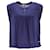 Tommy Hilfiger Womens Pleated Front Sleeveless Blouse Navy blue Viscose Cellulose fibre  ref.1242614
