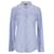 Tommy Hilfiger Camisa feminina com micro listras Azul Azul claro Algodão  ref.1242653