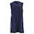Tommy Hilfiger Robe trapèze avec bande à logo pour femme en polyester bleu marine  ref.1242655