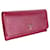 Prada Himbeerrosa Saffiano Continental Portemonnaie Pink Leder  ref.1242661