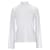 T-shirt aderente a maniche lunghe in maglia a costine da donna Tommy Hilfiger in poliestere bianco  ref.1242674