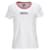 Tommy Hilfiger T-shirt à logo en pur coton pour femme Blanc  ref.1242681