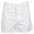Tommy Hilfiger Taillierte Essential-Baumwollshorts für Damen Weiß Baumwolle  ref.1242683
