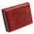Dior Rote schräge Geldbörse aus Lackleder  ref.1242690