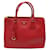 Prada Bolsa de couro Galleria Saffiano vermelha Vermelho  ref.1242727