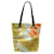 Salvatore Ferragamo Petit sac cabas en satin de soie à imprimé jungle Multicolore  ref.1242755