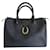 Christian Dior SAC BOWLING DIOR BOSTON Plastique Bleu Marine  ref.1242835