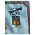 Fazzoletto vintage di Gianni Versace della collezione Hanky 51x53 Blu - vista 4