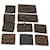 LOUIS VUITTON Monogram Damier Ebene Wallet 10set LV Auth 65282 Cloth  ref.1242895