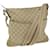 GUCCI GG Canvas Sherry Line Shoulder Bag Gold Beige pink 145857 Auth am5740 Golden Cloth  ref.1242917