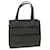 Céline CELINE Macadam Canvas Hand Bag PVC Brown Black Auth 66116  ref.1242961