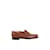 JM Weston Leather loafers Brown  ref.1243040