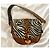 Bolso Delphine Delafon Patchwork de Piel Marrón Cocodrilo Cebra Leopardo - vista 3