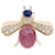 Autre Marque Broche Van Cleef & Arpels “Abeille” en oro amarillo, diamantes, Turmalina rosa, zafiro.  ref.1243132