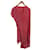 BALENCIAGA Robes T.fr 36 silk Soie Rouge  ref.1243163