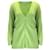 Autre Marque Michael Gabriel Lime Green Avatar Knit Oversized Long Sleeved Cashmere Button-down Cardigan Sweater  ref.1243183
