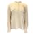 Autre Marque Nili Lotan Tan Ninette Silk Shirt in Honey Camel  ref.1243186