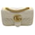 Bolso de hombro GG Marmont de cuero crema Gucci Crudo  ref.1243204
