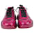 Dolce & Gabbana Scarpe da ginnastica rosa Strobo Daymaster Dg con logo Pelle  ref.1243244