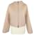 Fendi Beige Reversible FF Motif Hooded Jacket Silk  ref.1243245