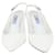 Prada White Pointed Toe Slingback Pumps Leather  ref.1243262