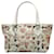 Beige Burberry Hearts House Check Gracie Tote Bag Leather  ref.1243284