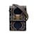 Bolso bandolera tipo clutch vertical Diorama con tachuelas Dior azul Cuero  ref.1243287
