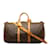 Bandouliere Keepall con monogramma Louis Vuitton marrone 50 Borsa da viaggio Pelle  ref.1243292