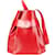 Bolsa de ombro Louis Vuitton Red Epi Leather Sac De Paule PM Vermelho Lona  ref.1243325